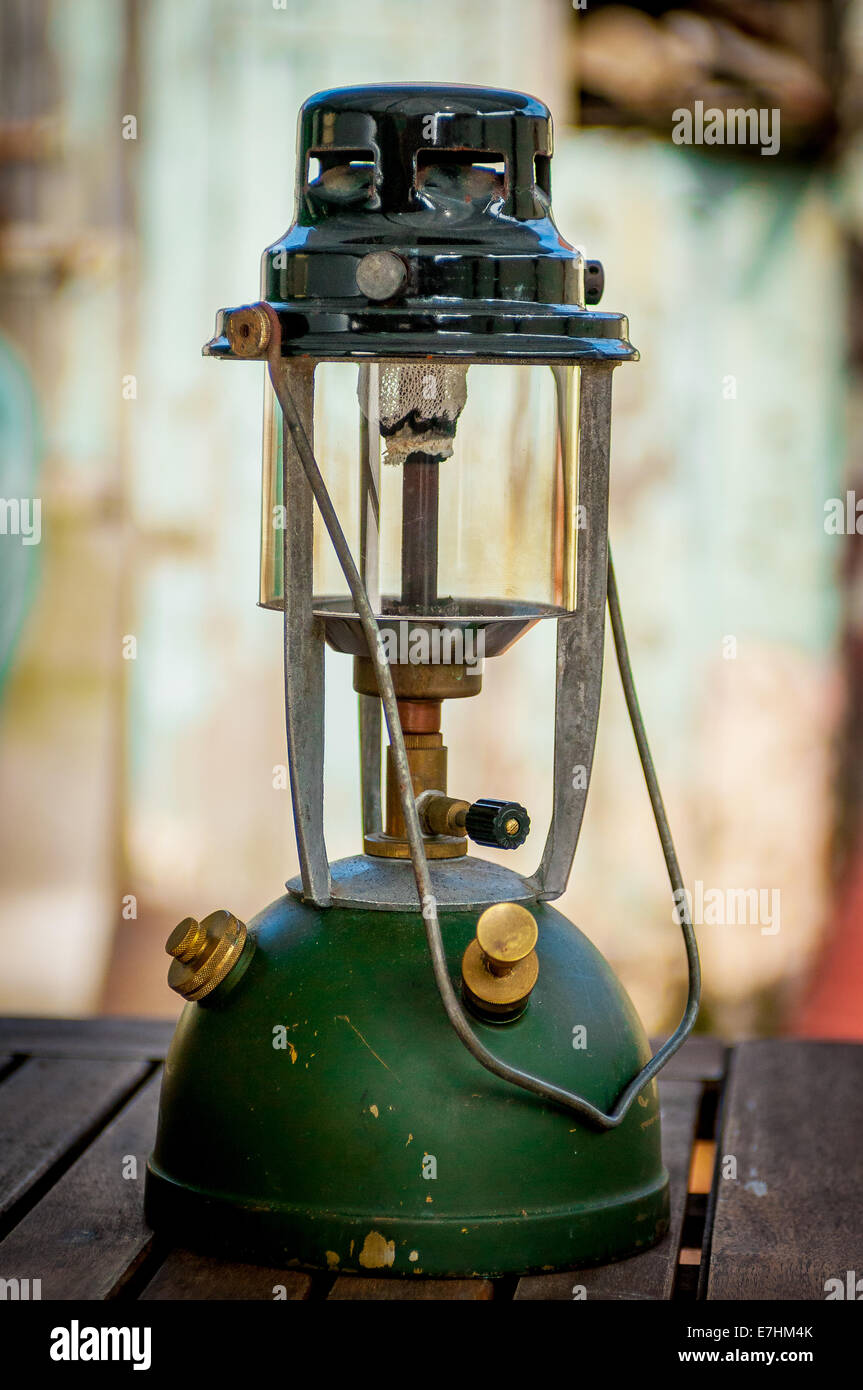 A Vaporlux paraffin lamp, but very often known as a Tilley Lamp or paraffin  lamp used as a lantern Stock Photo - Alamy