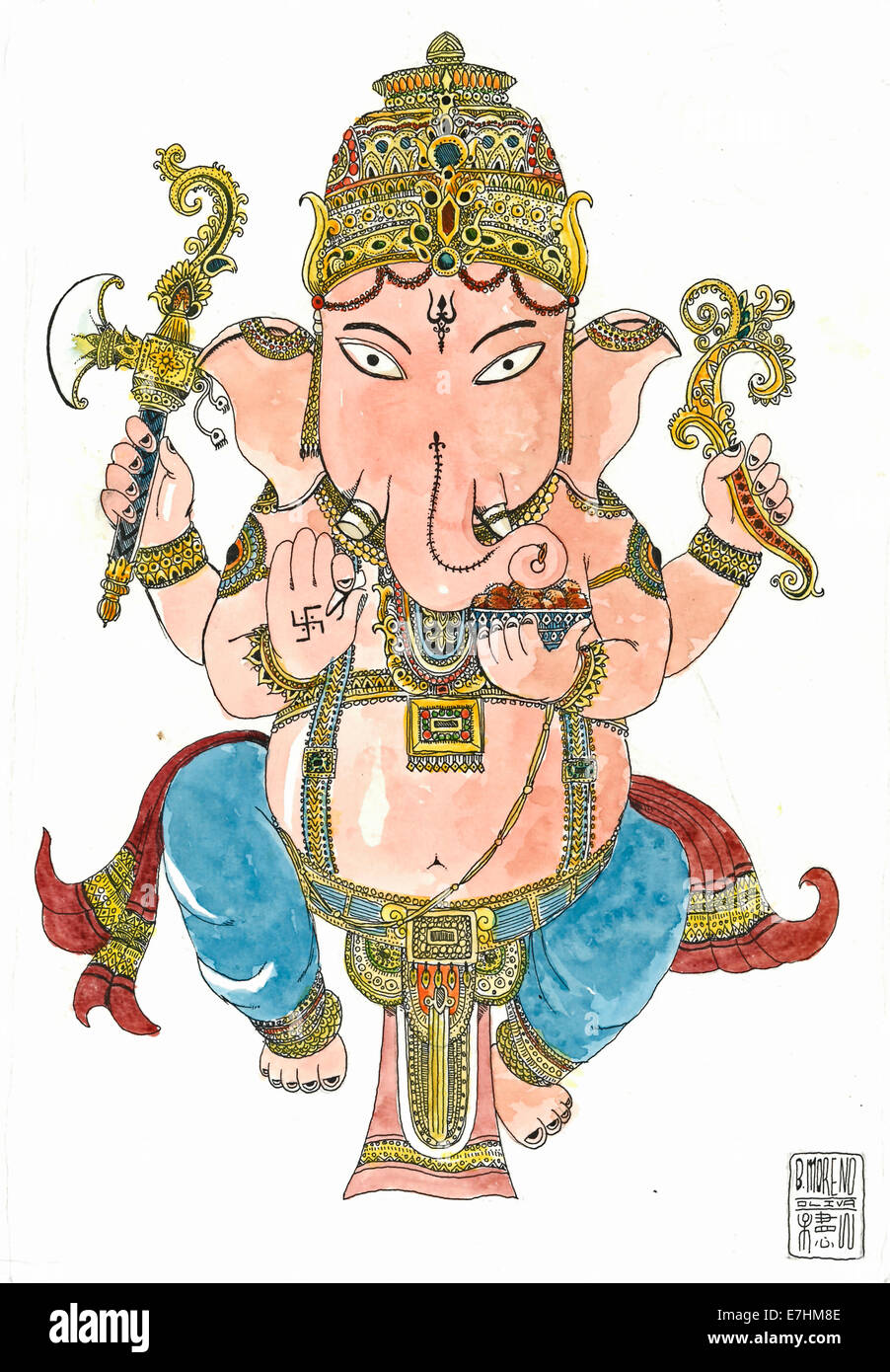 Ganesha Cut Out Stock Images & Pictures Alamy