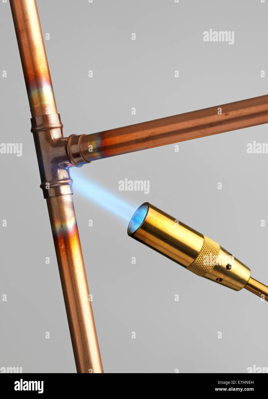 Copper pipe blow torch hires stock photography and images Alamy