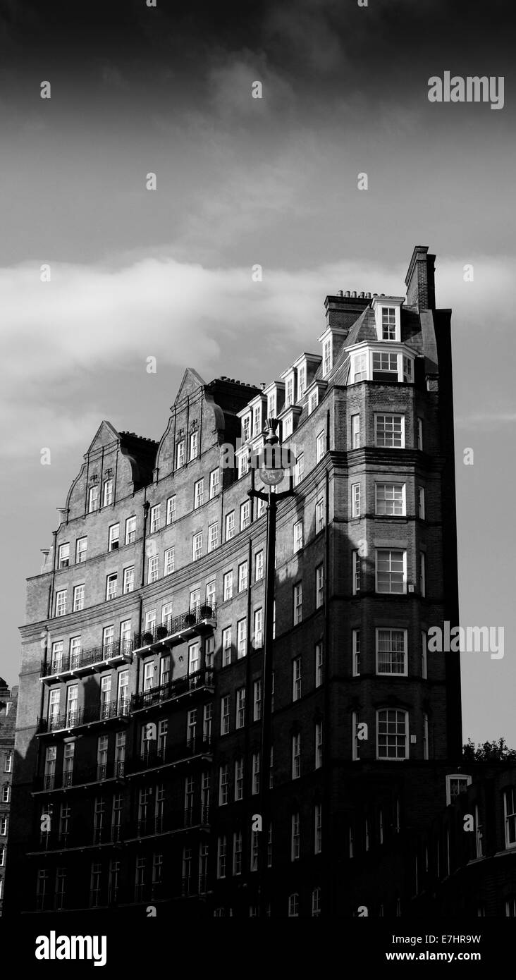 London Mansion Flats Stock Photo