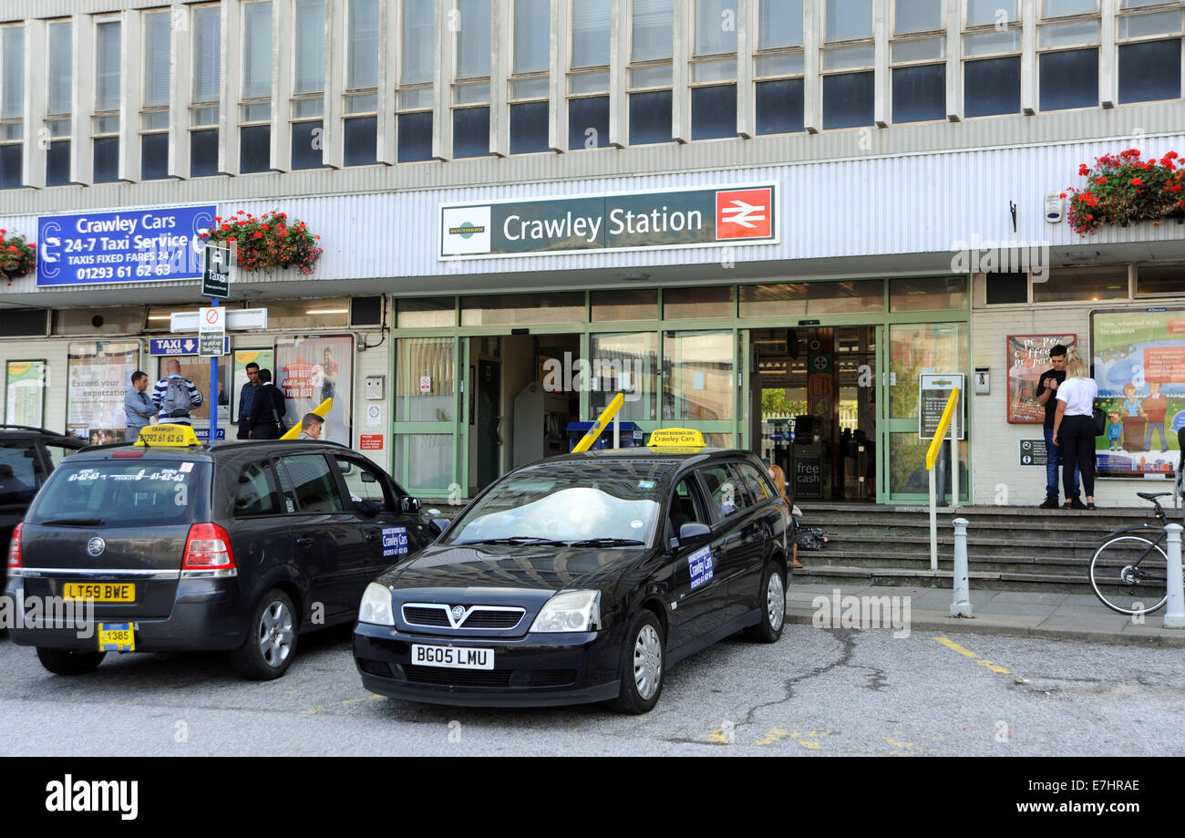 Crawley taxi hires stock photography and images Alamy