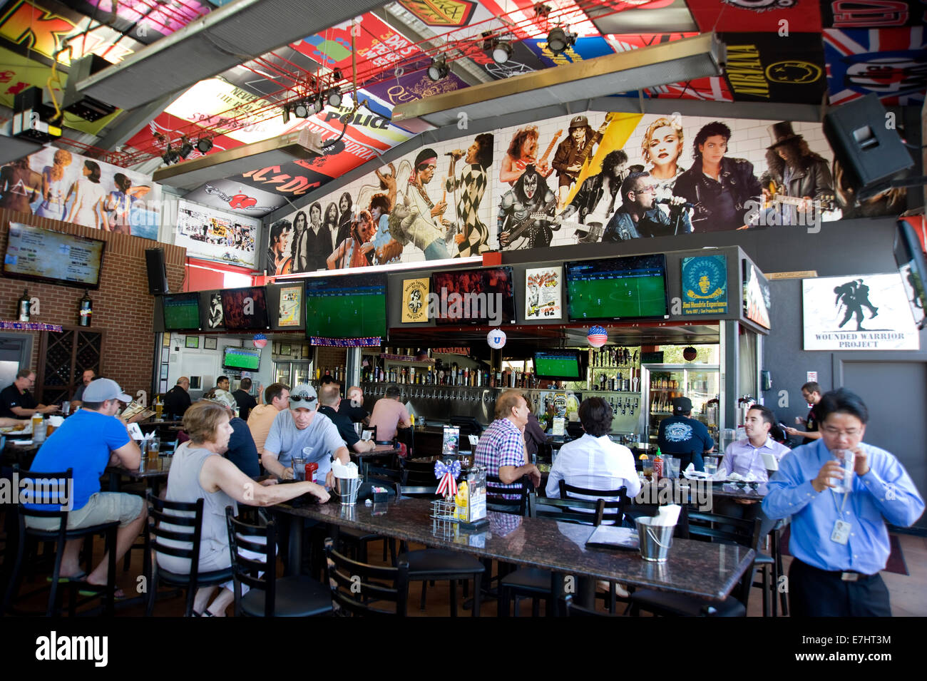 Rock and Brews pub in El Segundo, California Stock Photo