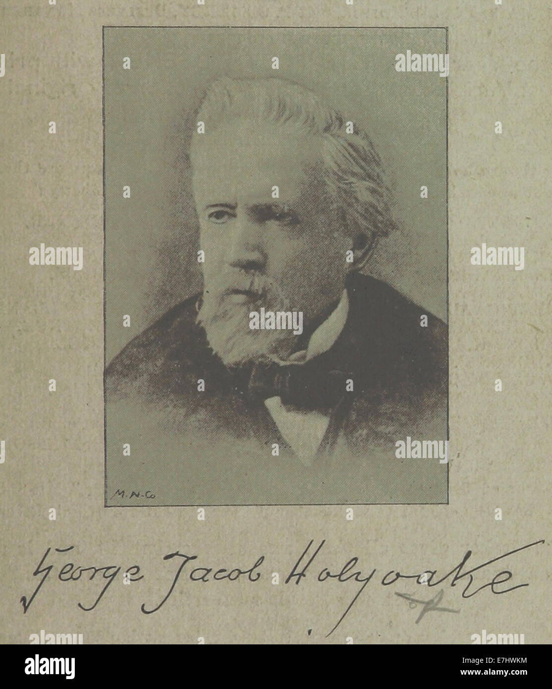 Jacob HOLYOAKE (1890 Stock Photo Alamy