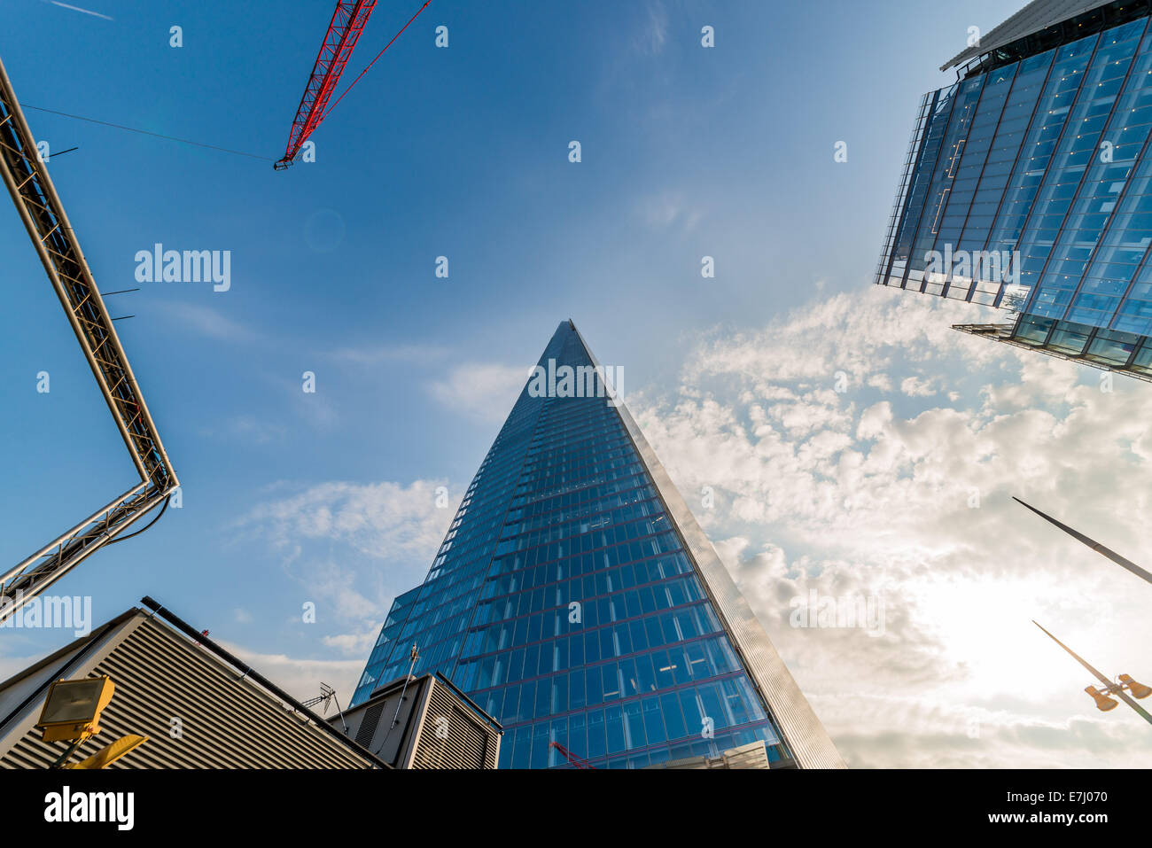 The tallest building in the european union hires stock photography and