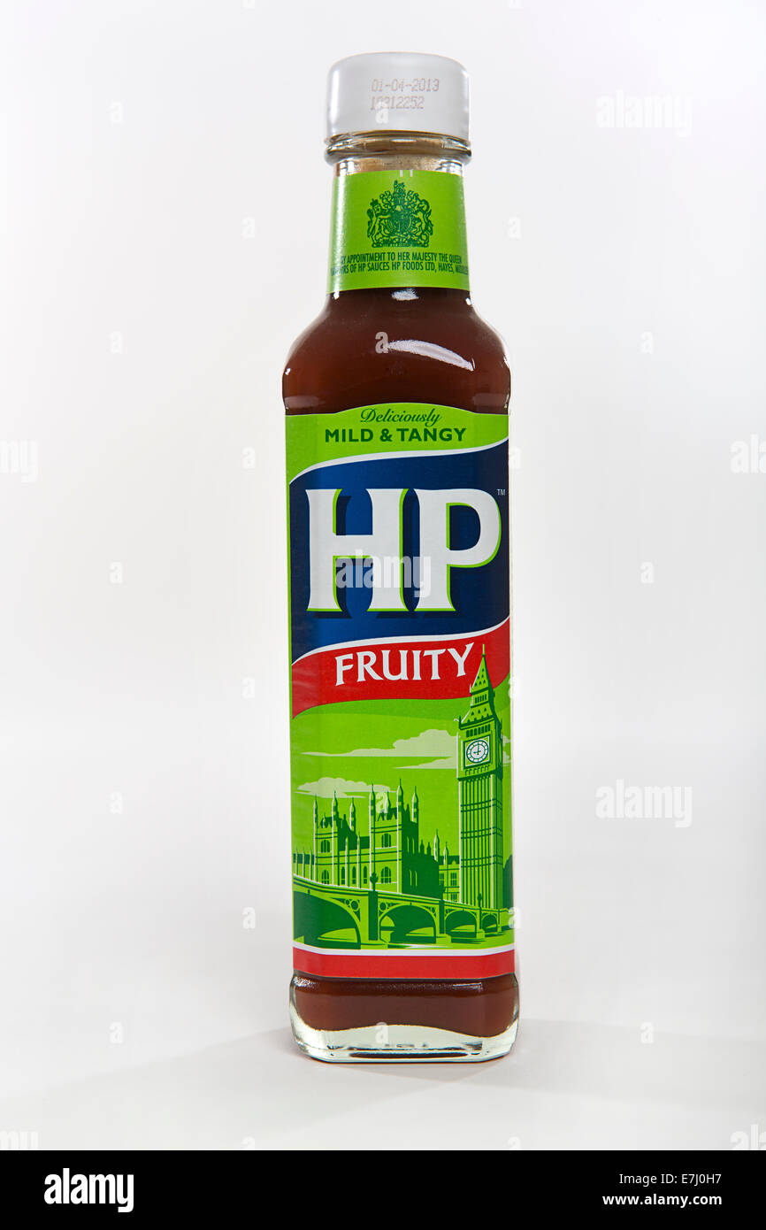 HP Sauce bottle. Stock Photo