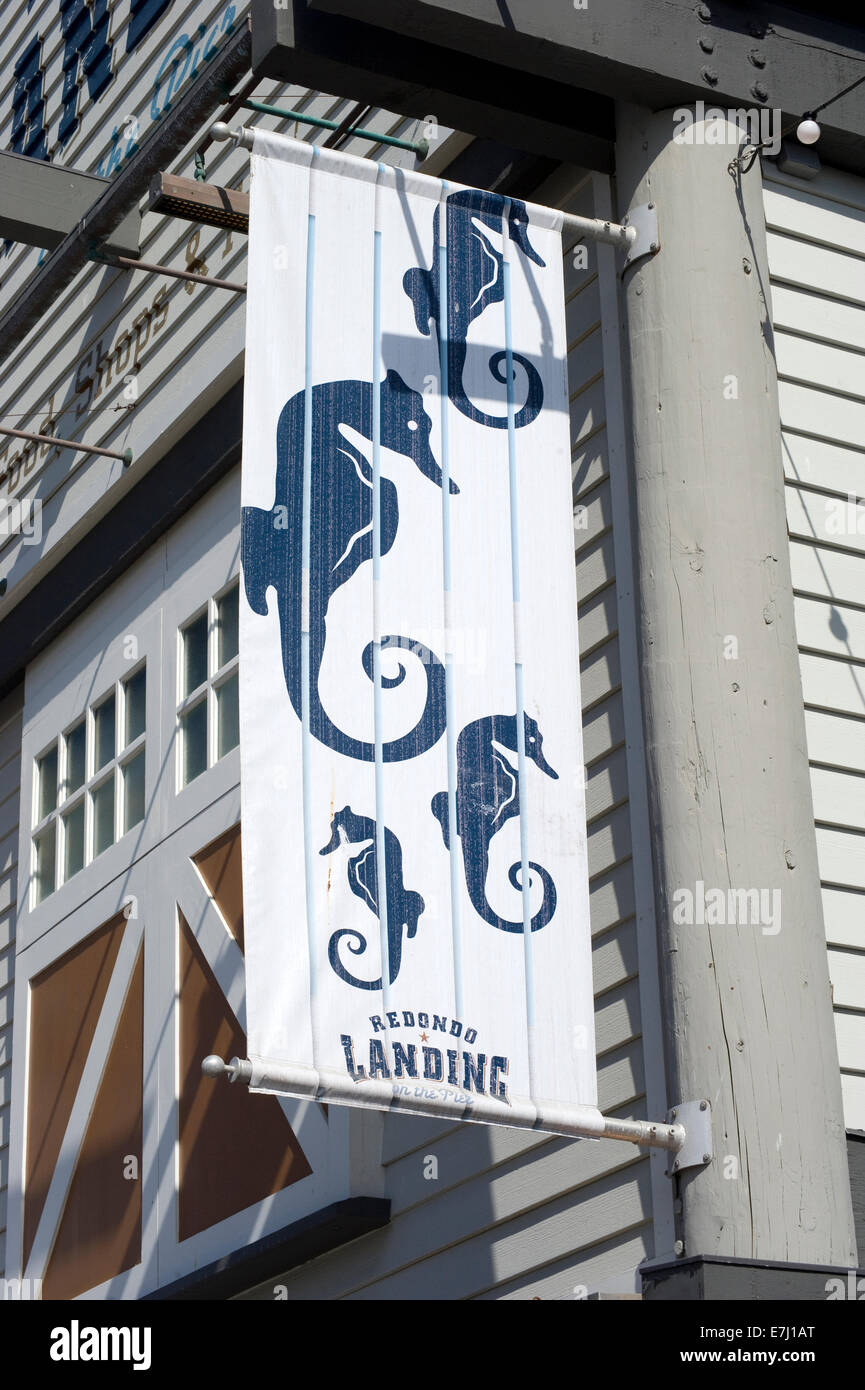 Shopping Arcade on Redondo Beach Pier Stock Photo Alamy
