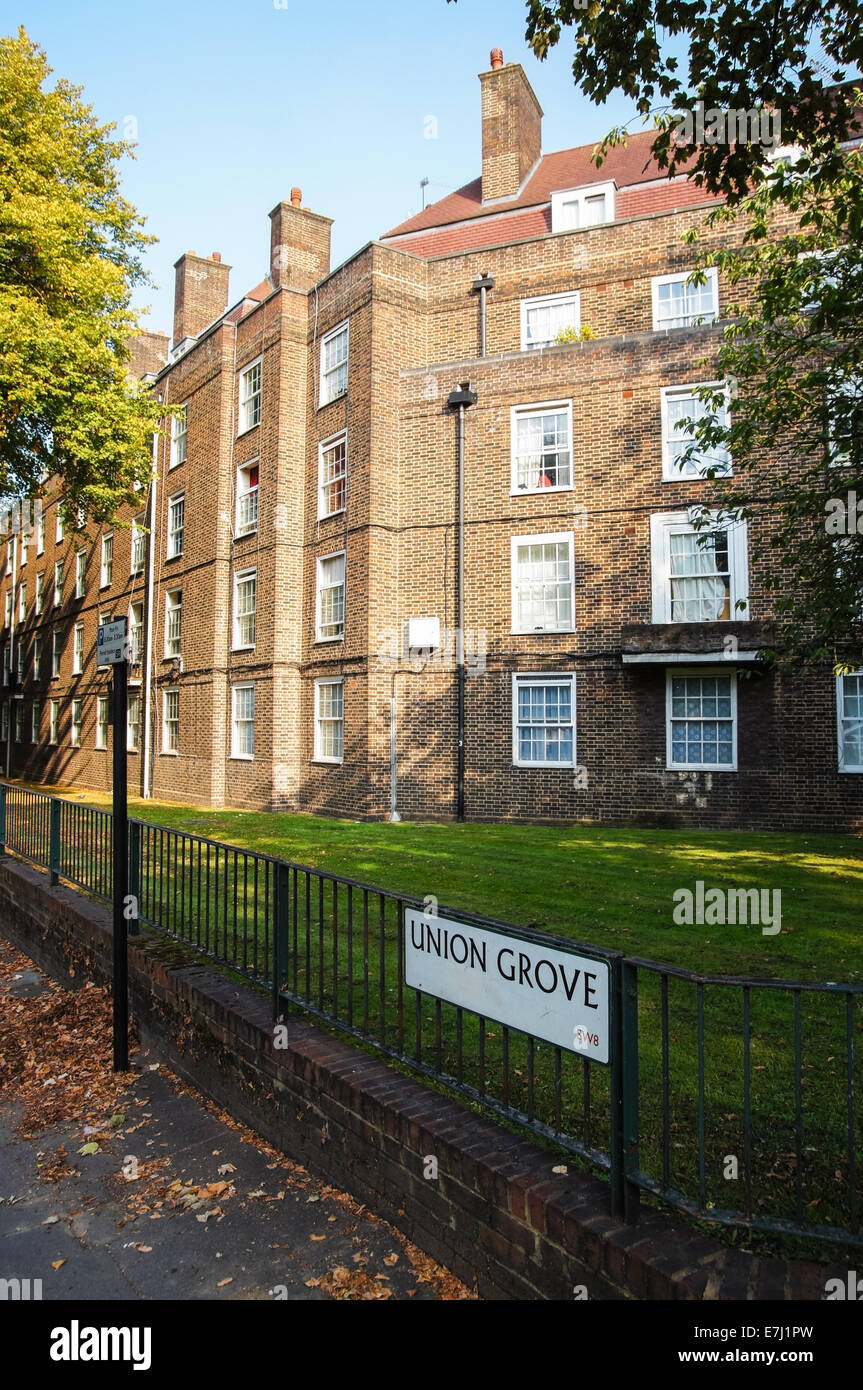 Residential building buildings in South London England United Kingdom UK Stock Photo
