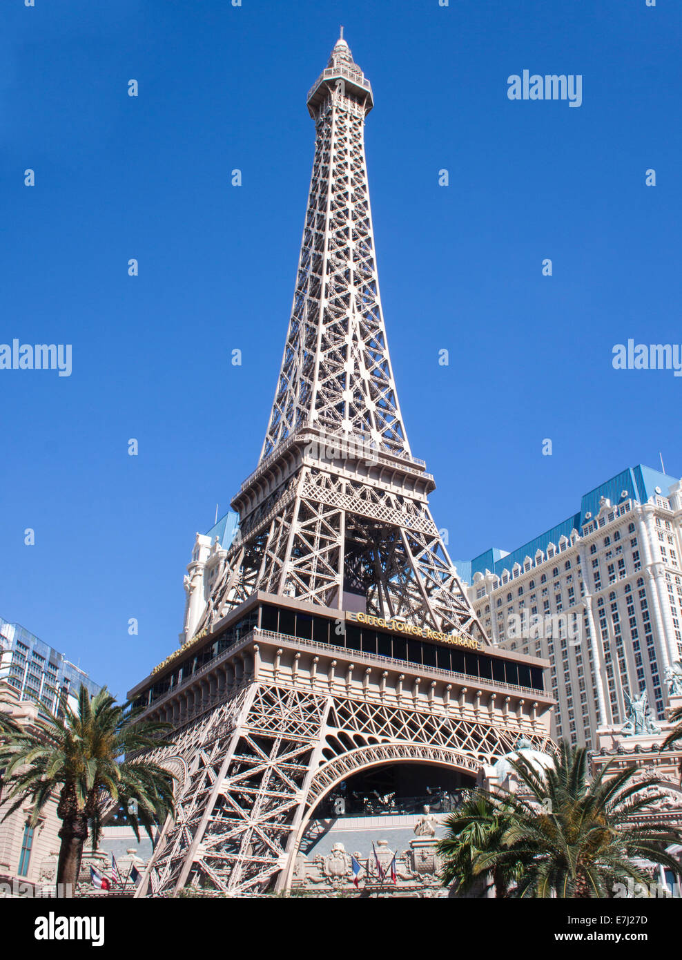 Paris Casino in Las Vegas Nevada Stock Photo
