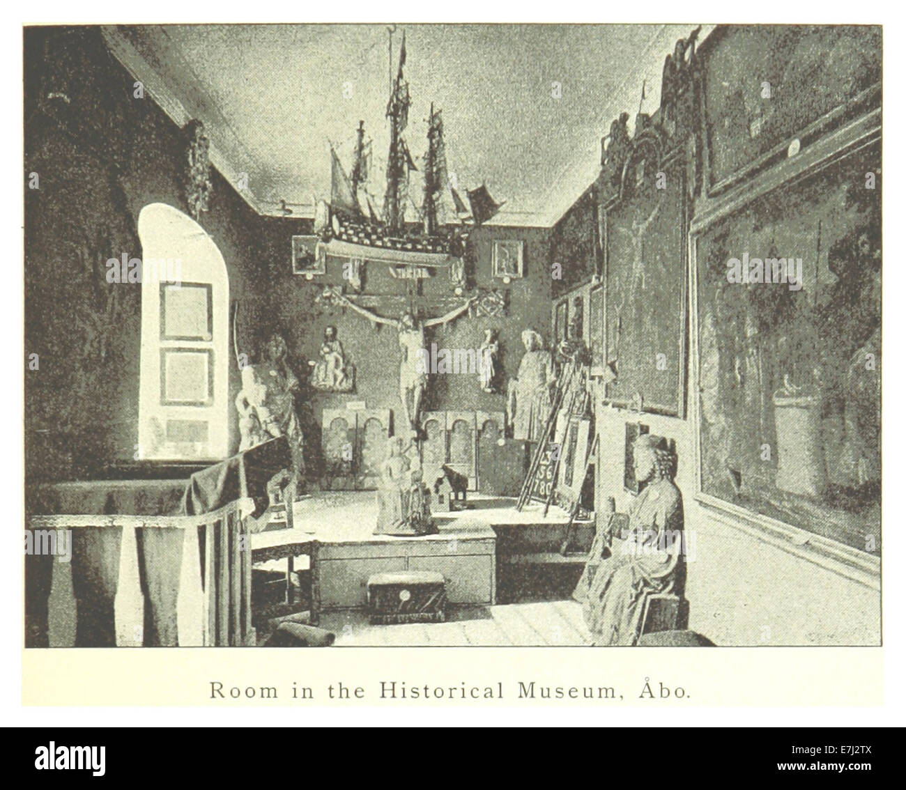 MECHELIN(1894) p265 Turku, Room in the Museum Stock Photo