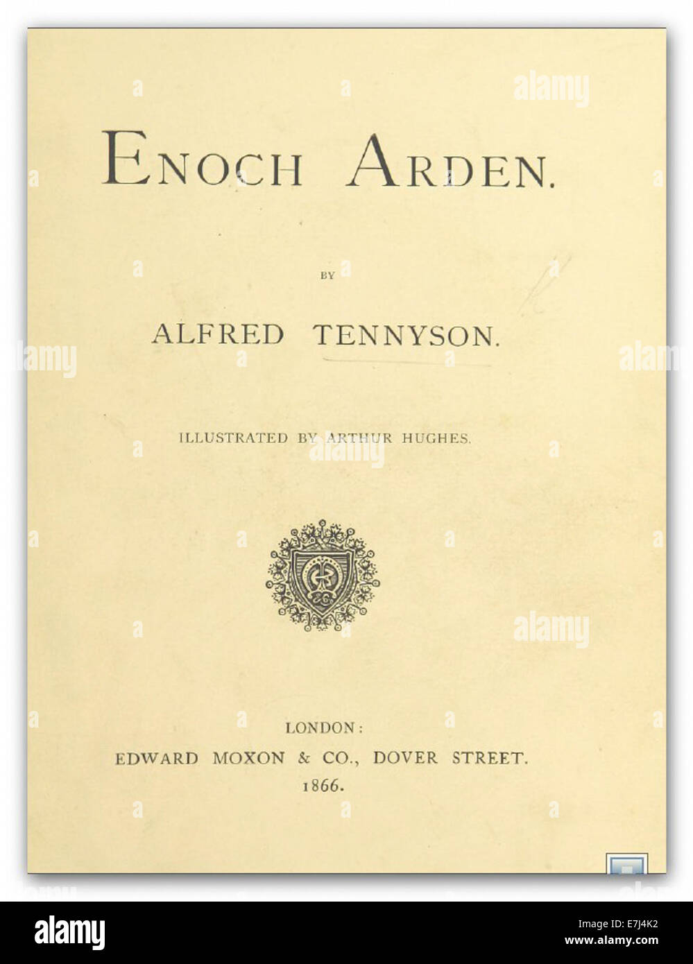 TENNYSON(1866) Enoch Arden Stock Photo Alamy