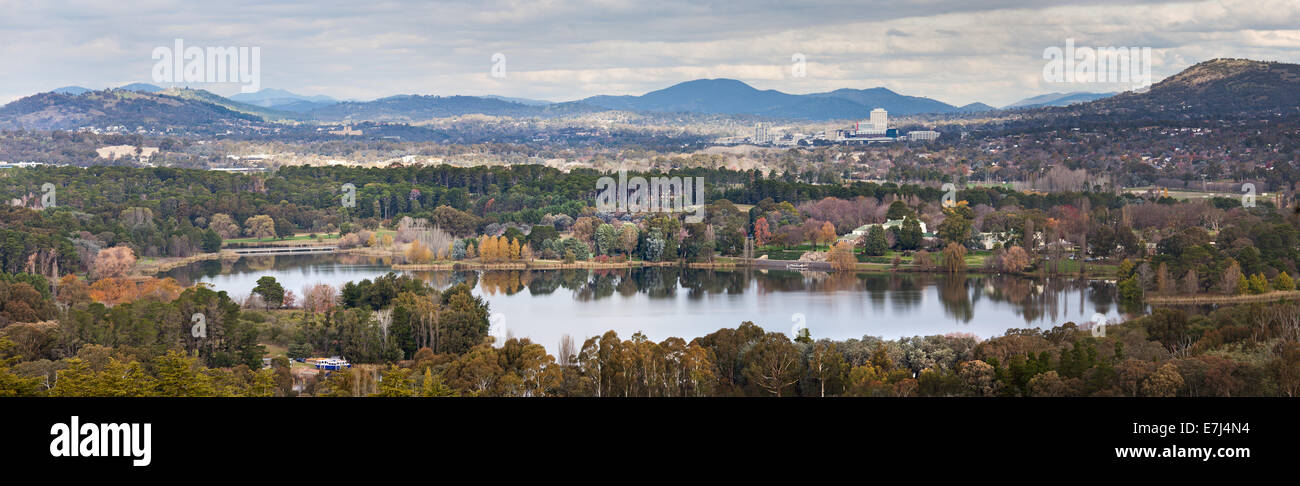 australia capital view from dairy farmers hill Stock Photo