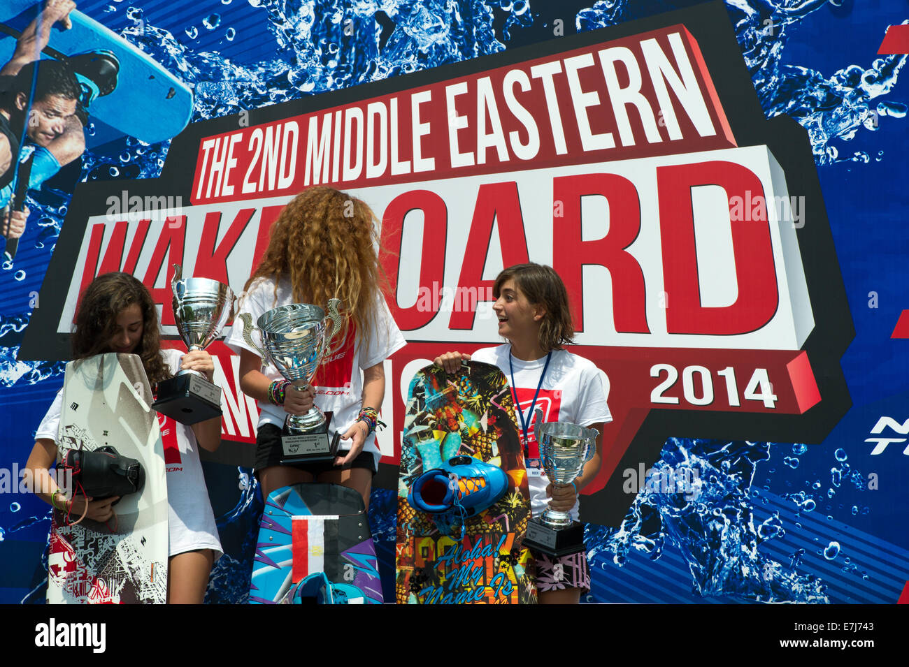 Wakeboard  championship Lebanon Stock Photo