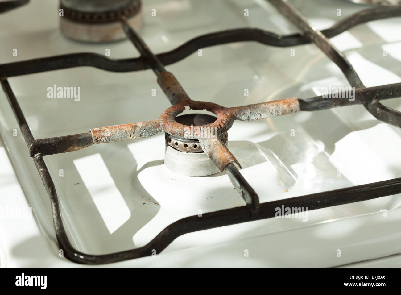 Rusty Rabge Cooker Old rusty gas cooker stove hi-res stock photography and images - Alamy