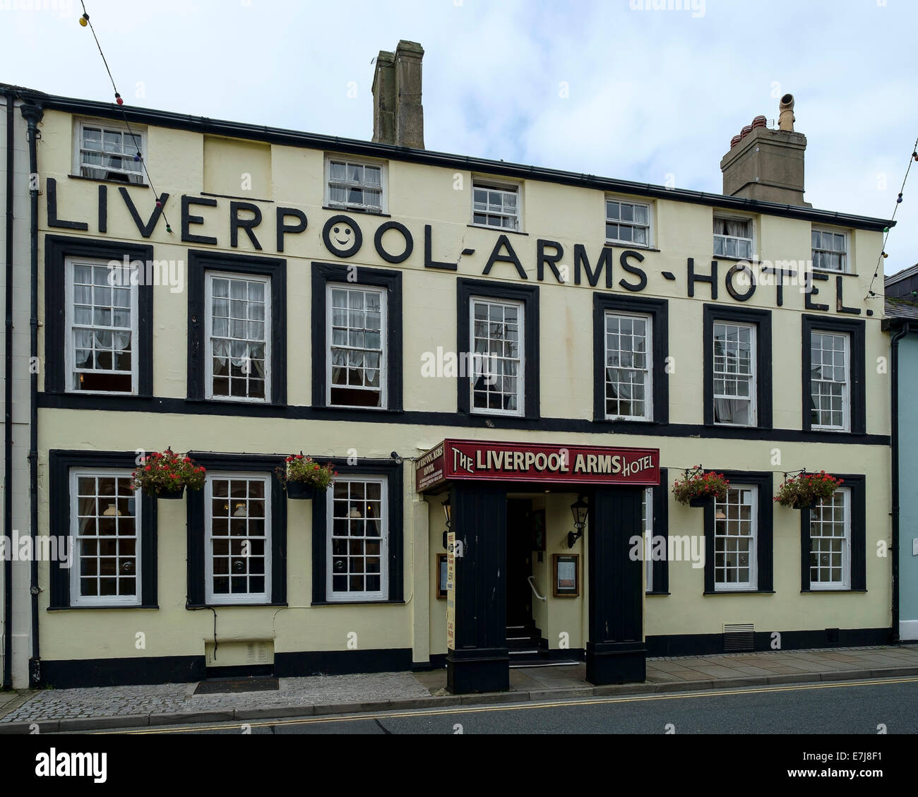 The Liverpool Arms Hotel, Beaumaris Stock Photo Alamy