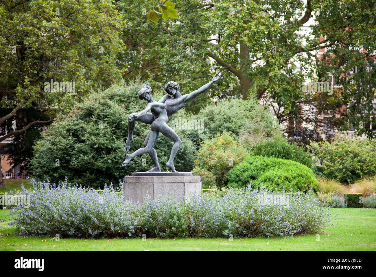 The Dancers on Cadogan Place North Gardens in Knightsbridge London UK