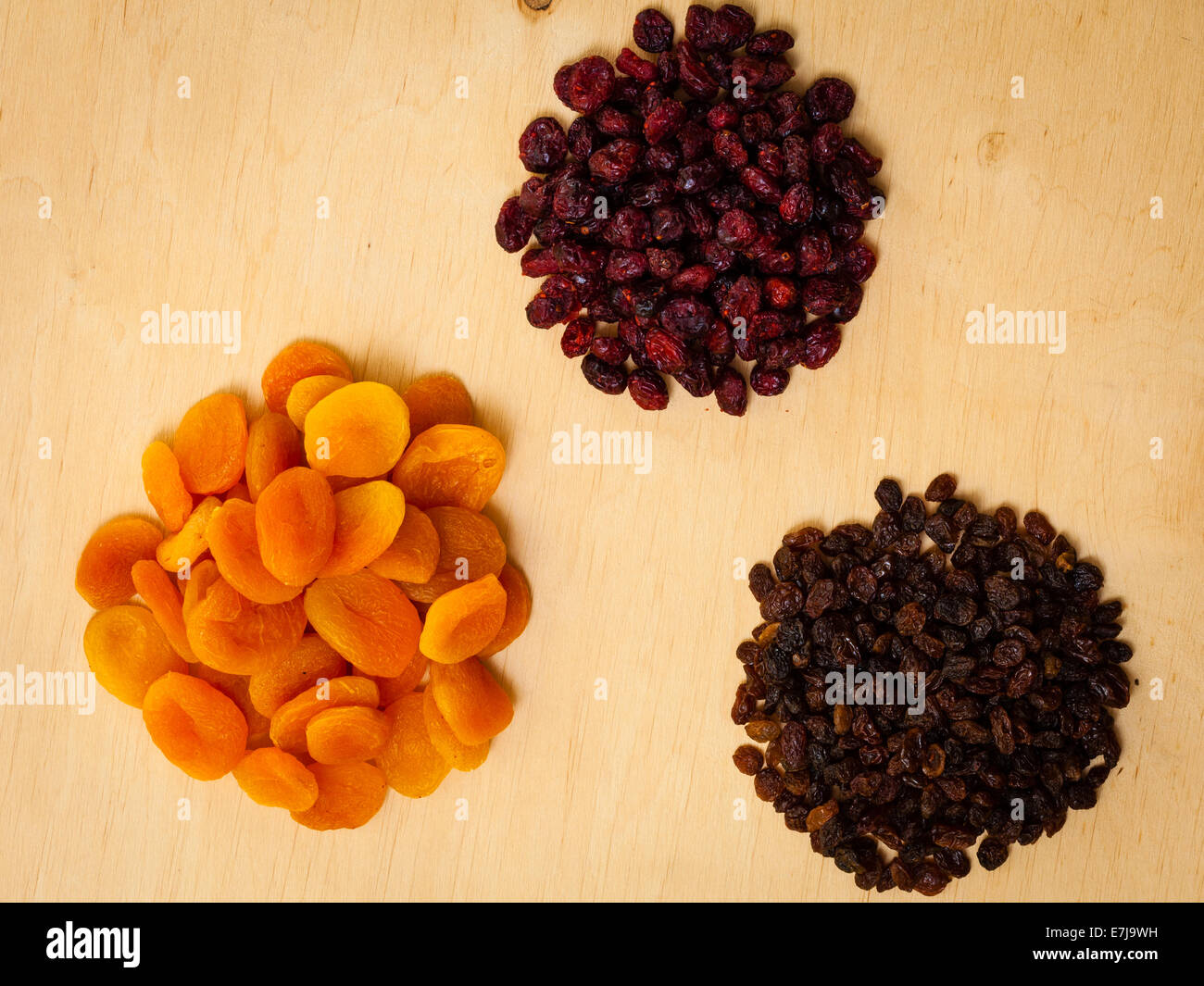 Healthy food organic nutrition. Dried dehydrated fruits raisins ...