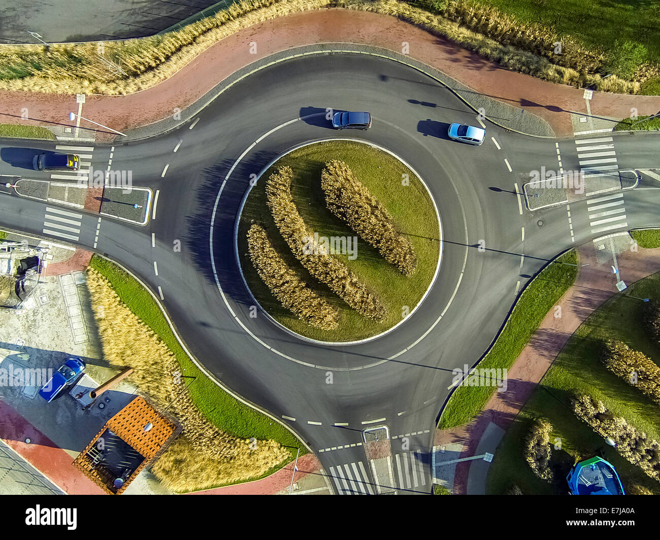 Roundabout aerial view hires stock photography and images Alamy