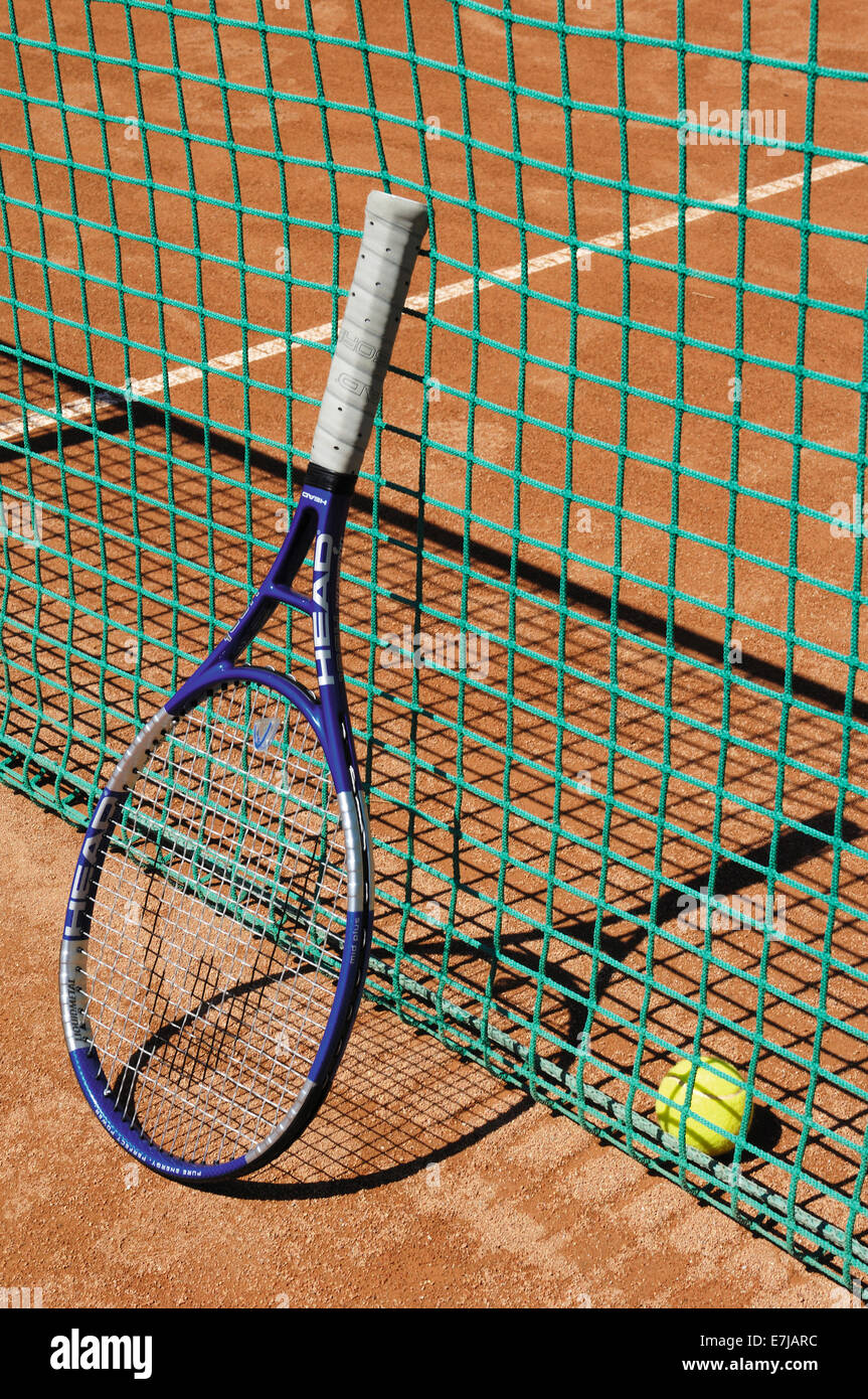 Net Racket Ball Tennis ball next net hi-res stock photography and images - Alamy