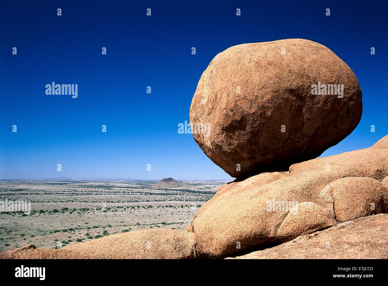 Namibia Cliffs Africa, plain, cliff, Namibia, Spitzkoppe, steppe, around Stock Photo ...