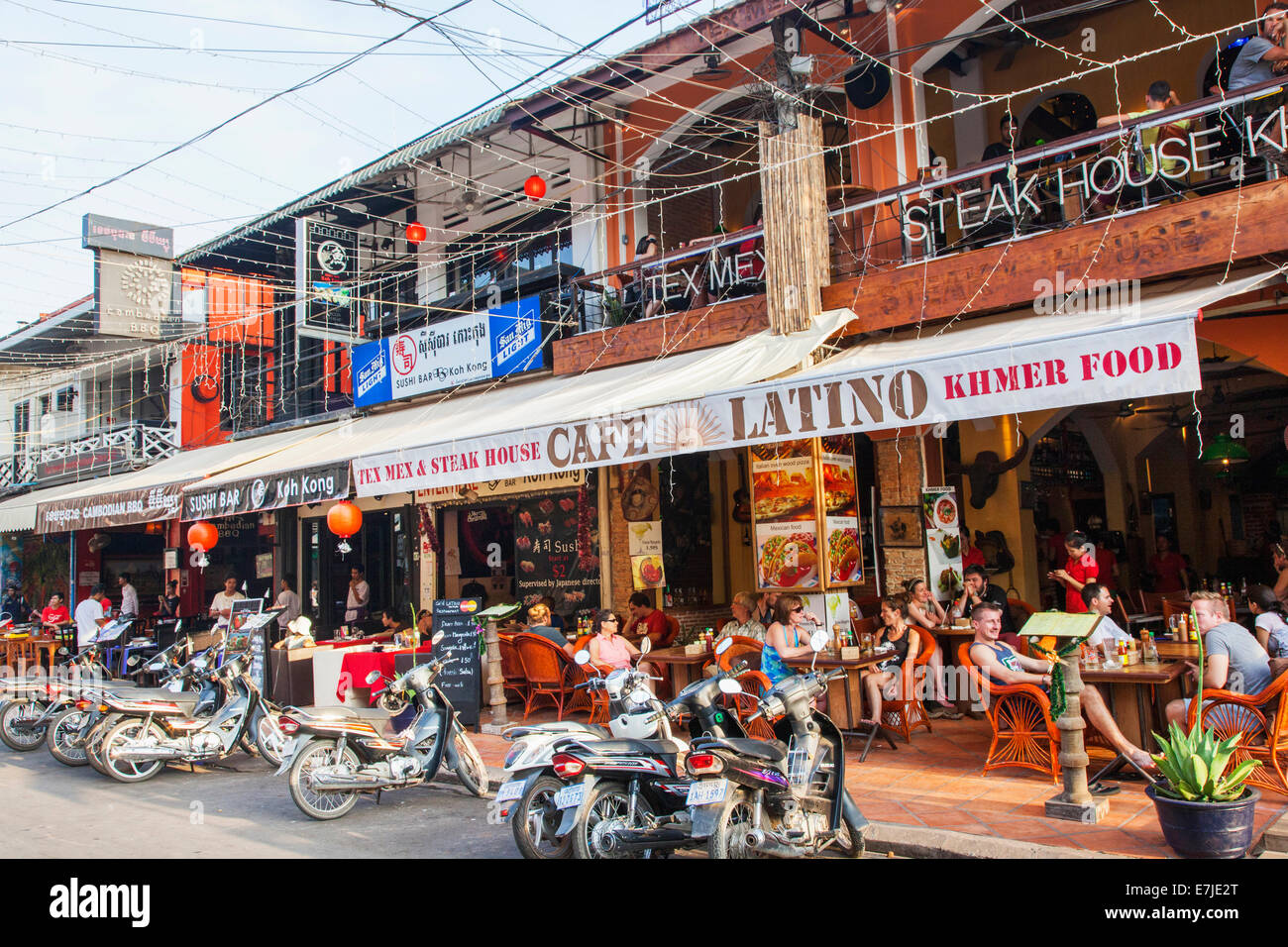 Asia, Cambodia, Siem Reap, Pub Street, Restaurant, Restaurants, Bar, Bars, Pub, Pubs, Nightlife