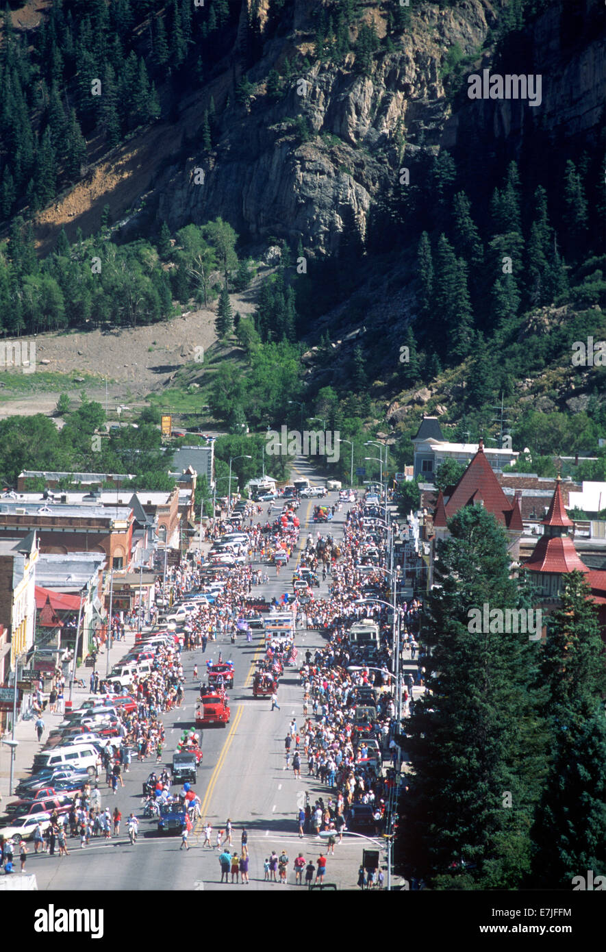 Parade, July 4th, Ouray, Colorado Stock Photo Alamy