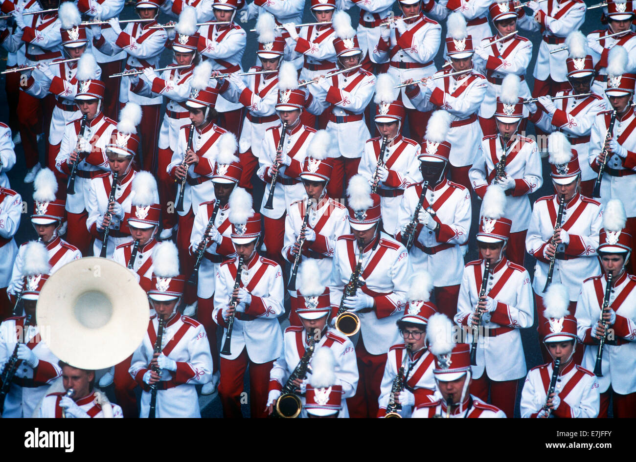 Marching Band, Kentucky Derby Festival, Louisville, Kentucky Stock