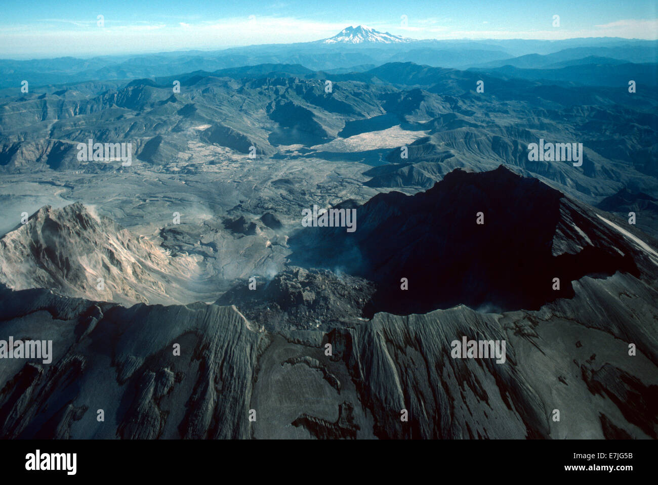 Aerial, Mt. St. Helens Volcano, Washington Stock Photo - Alamy