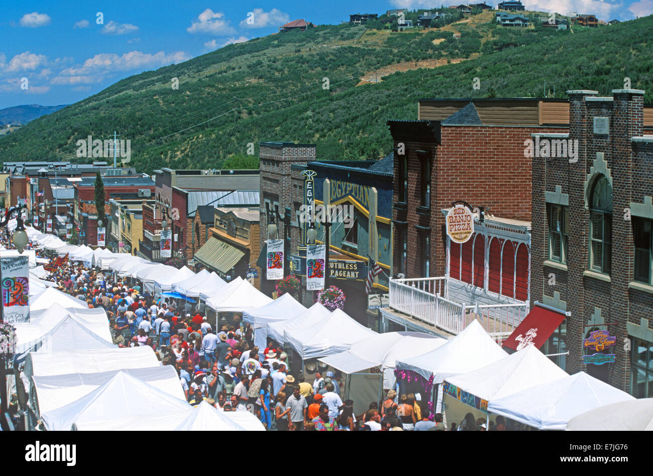Arts & Crafts Show, Park City, Utah Stock Photo Alamy
