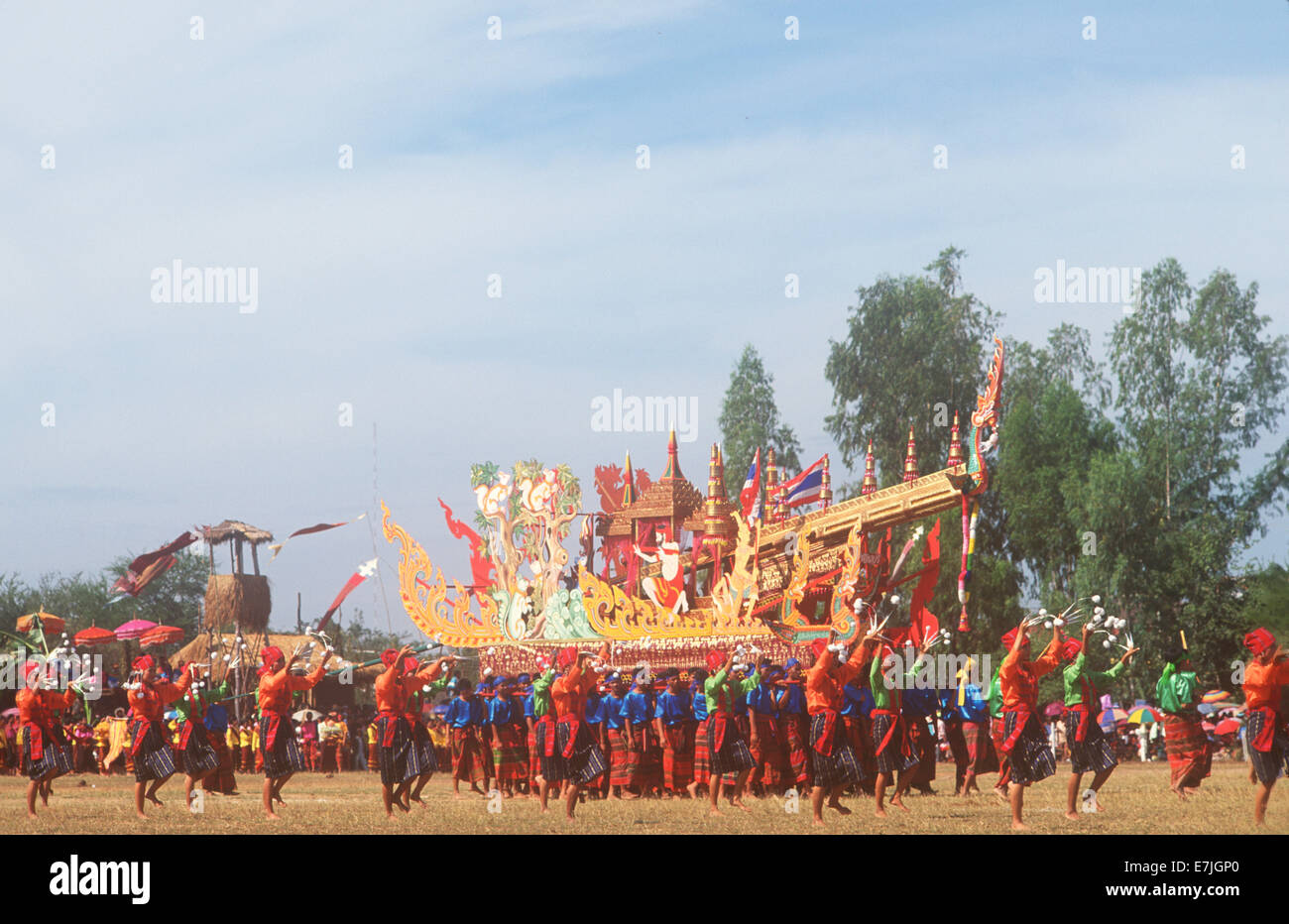 Procession, Elephant RoundUp, Surin, Thailand Stock Photo Alamy