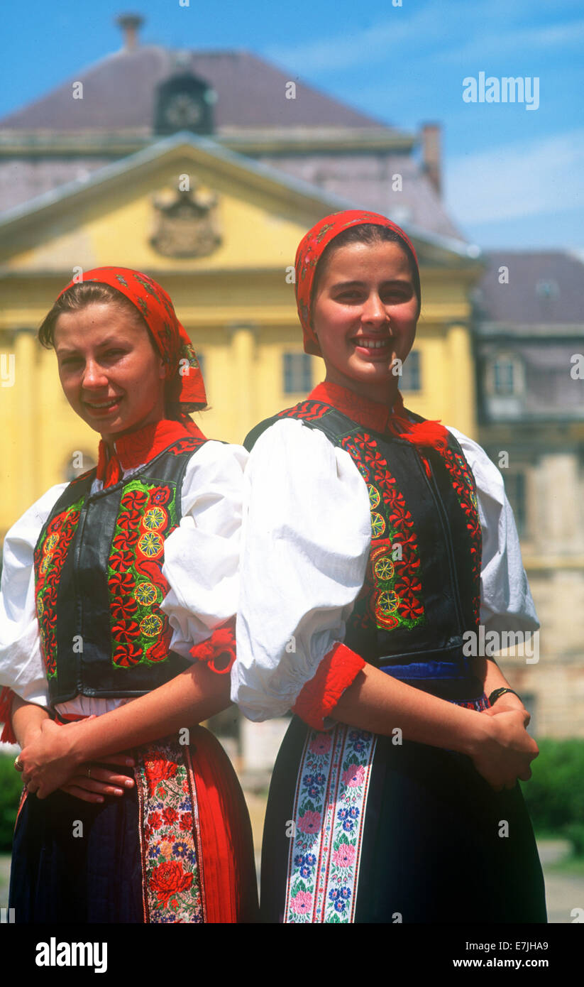 Folk Festival, Kormend, Hungary..MODEL RELEASED Stock Photo