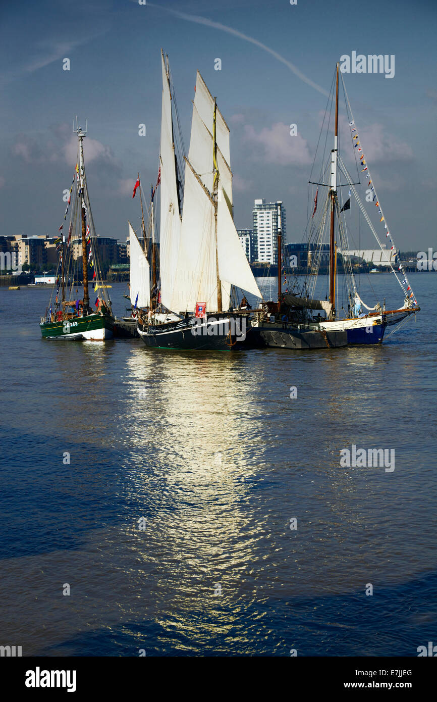 Docked tall ships at maritime Greenwich, London Stock Photo Alamy