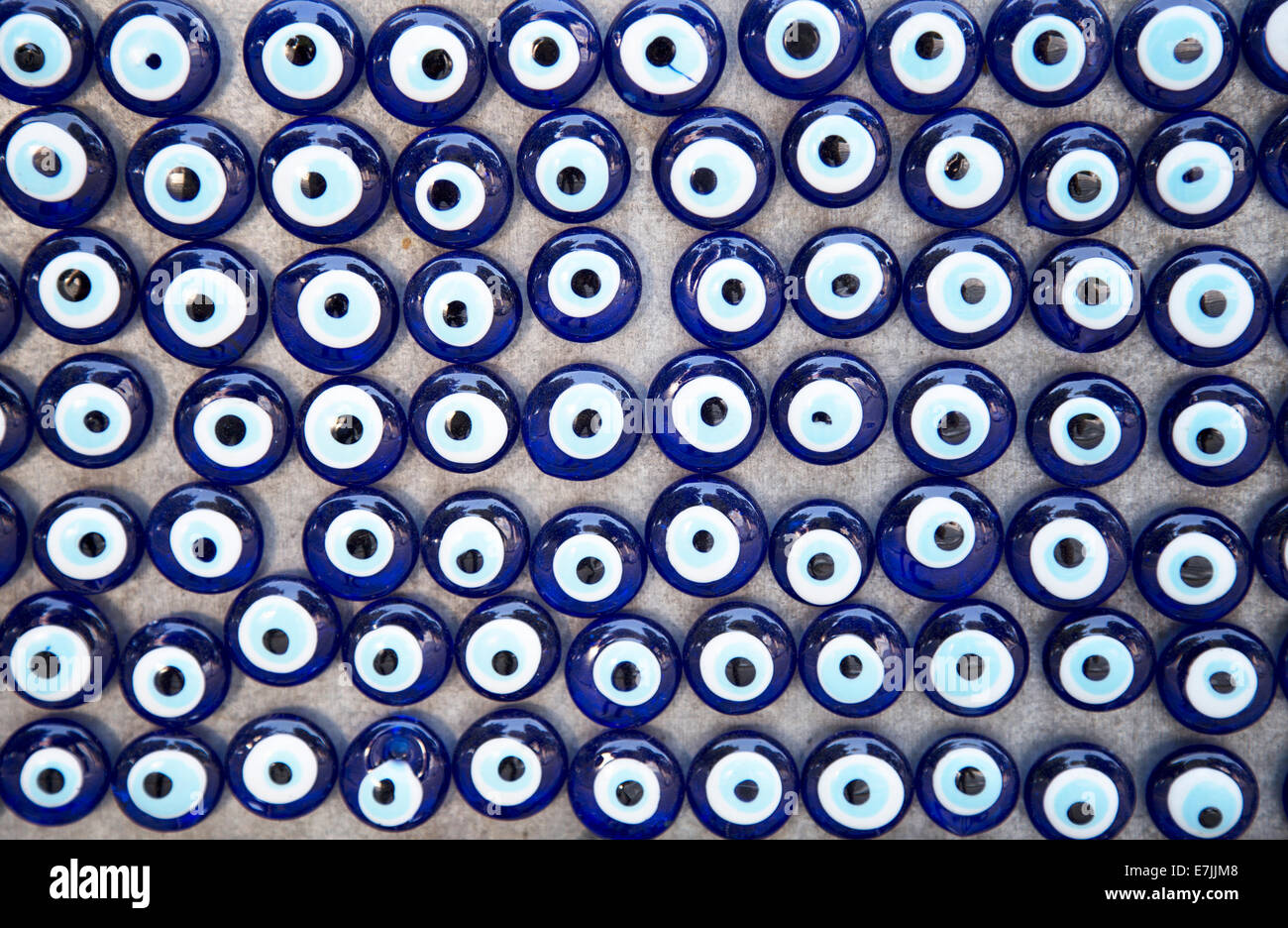 Traditional Evil Eye Amulets Stock Photo