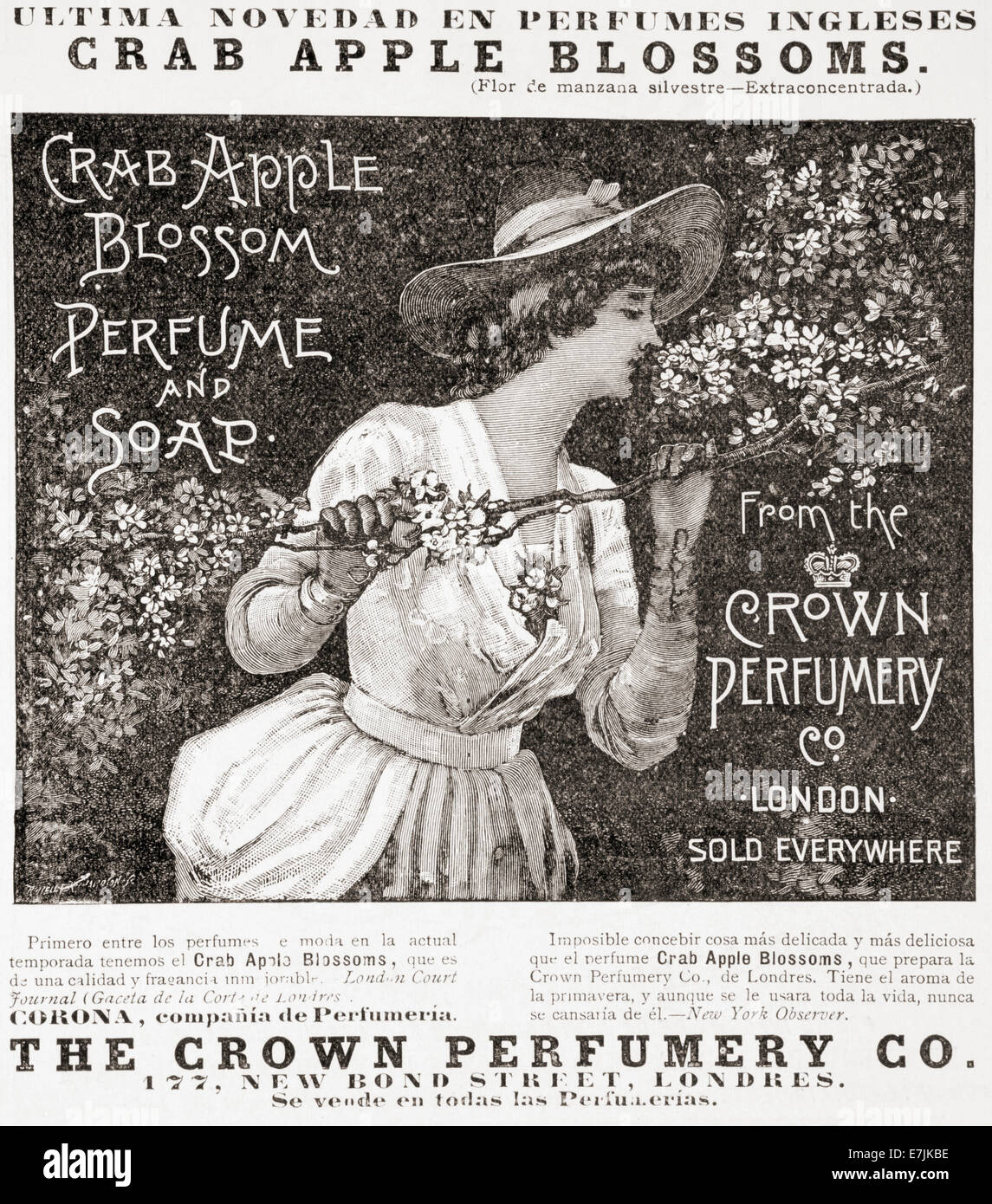 Archival perfume advertisement hi-res stock photography and images - Alamy