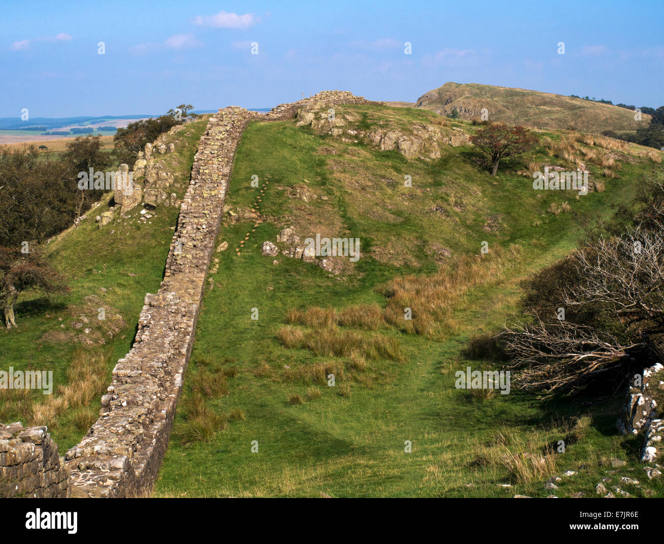 Hadrian's Wall National Trail Stock Photo