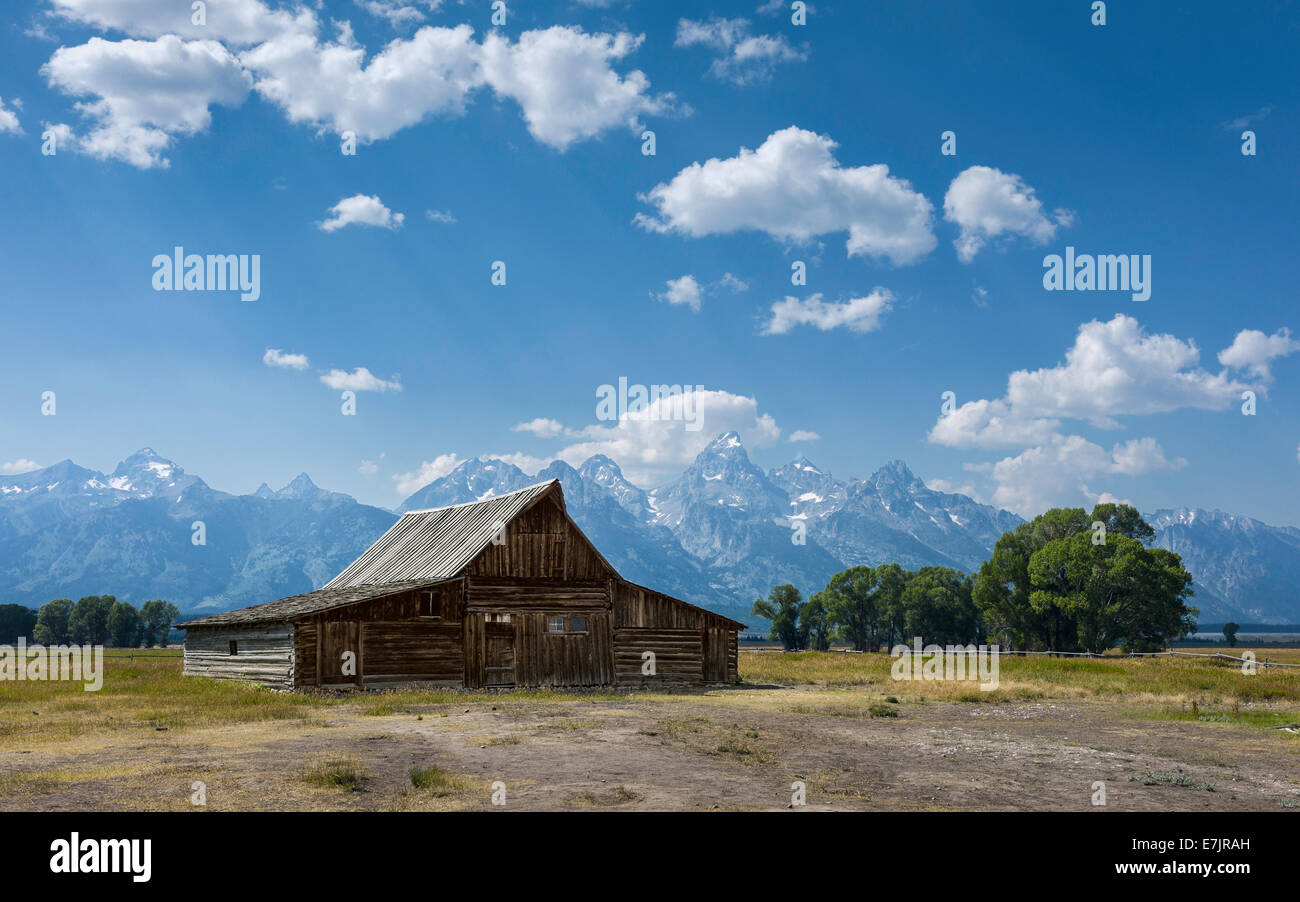 Early Mormon homestead photographed along Mormon Row Historic district