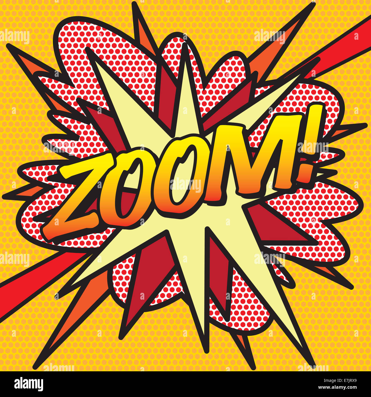 Comic Book ZOOM! Stock Photo - Alamy