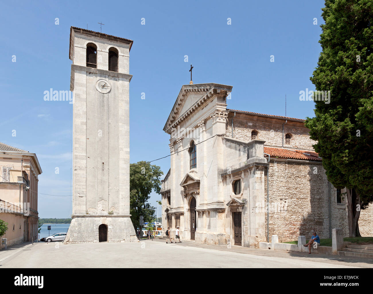 cathedral, Pula, Istria, Croatia Stock Photo