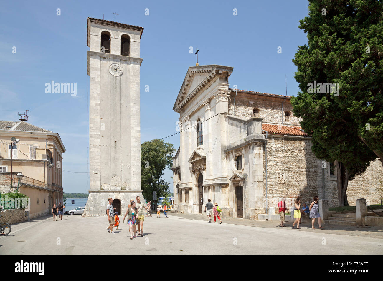 cathedral, Pula, Istria, Croatia Stock Photo