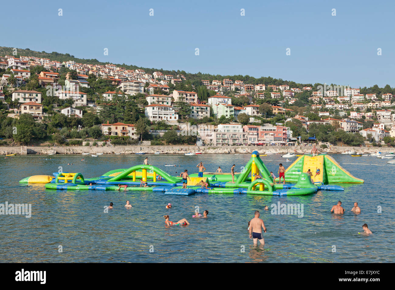 beach, Rabac, Istria, Croatia Stock Photo