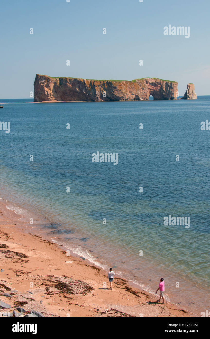 Beach And Rocher Perce Gaspesie Canada Stock Photo Alamy Beach And Rocher Perce Gaspesie Canada Stock Photo Alamy