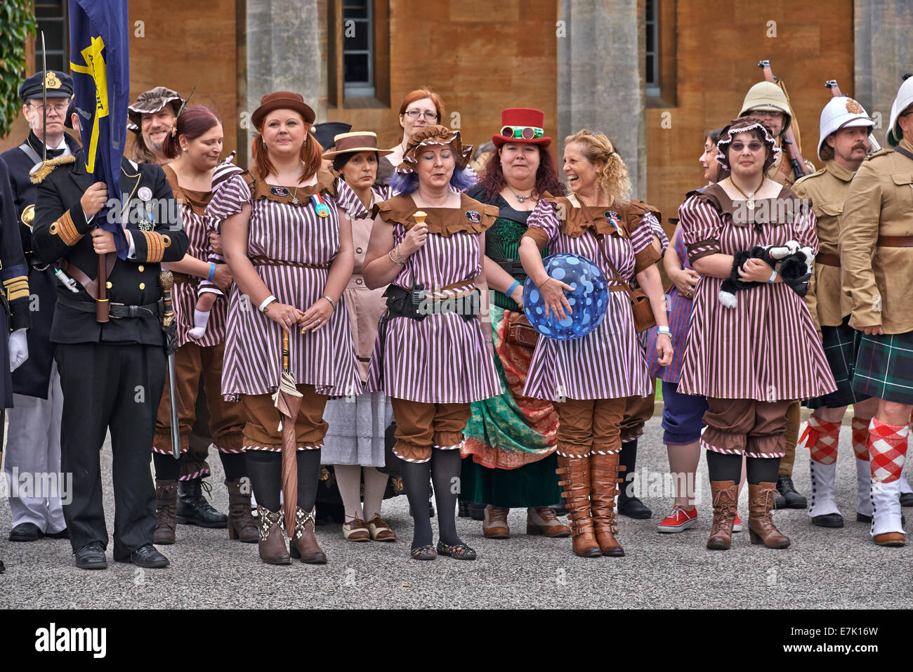 Lincoln UK, Steampunk Festival: Weekend at The Asylum VI Hailed the most ‘splendid in the World’ Stock Photo