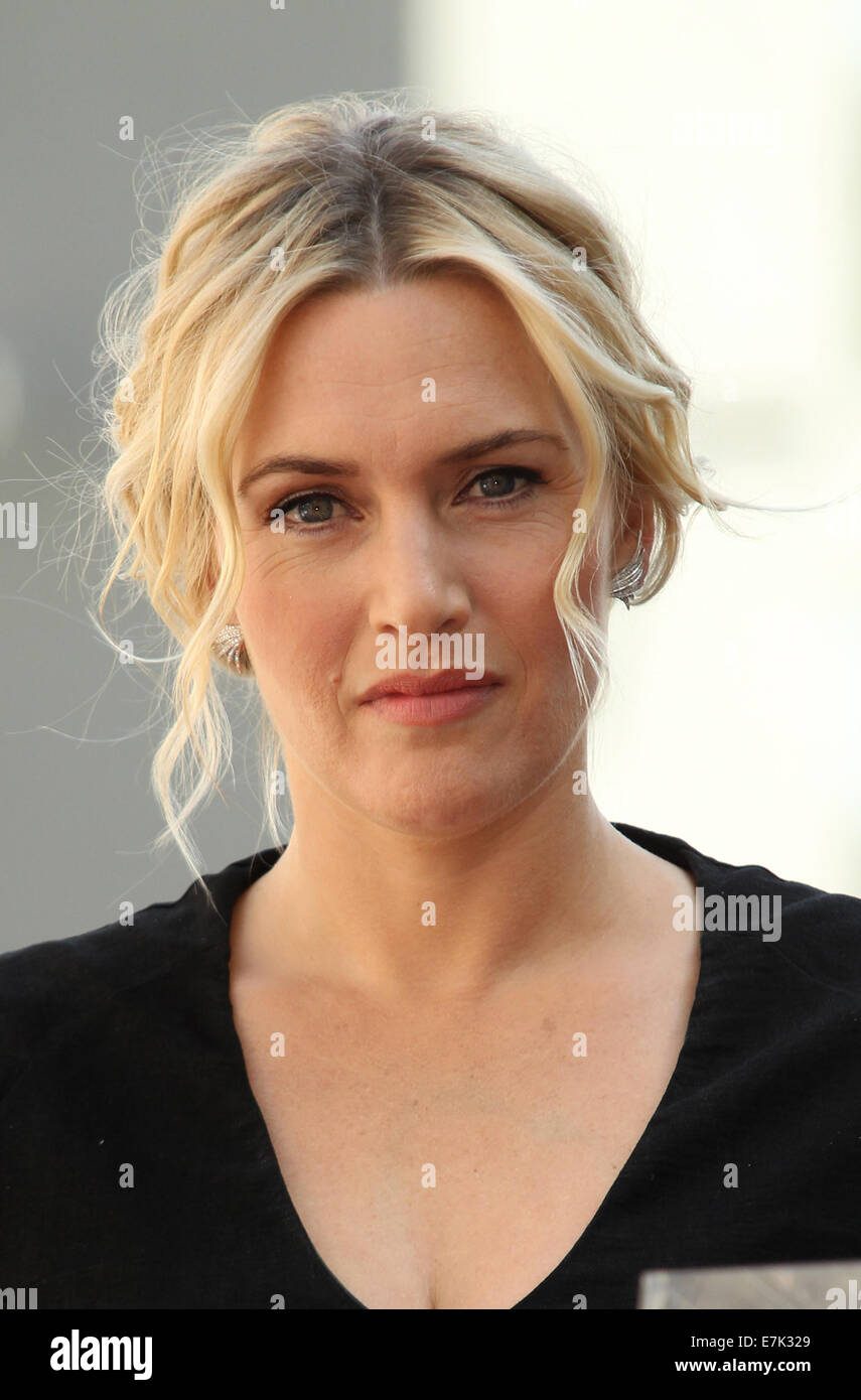 Kate Winslet Honored With Star On The Hollywood Walk Of Fame Featuring ...