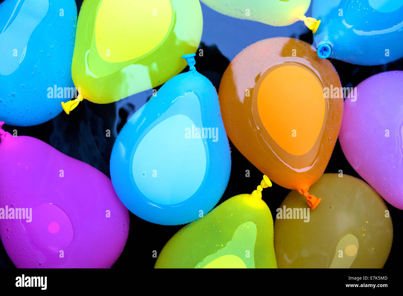 Floating Water Bombs Stock Photo