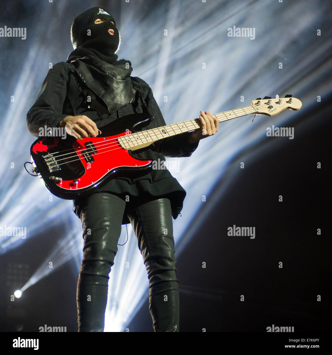 Fall Out Boy Performing Live On Stage At The Phones 4u Arena As Part Of Their Fall Out Boy Performing Live On Stage At The Phones 4u Arena As Part Of Their