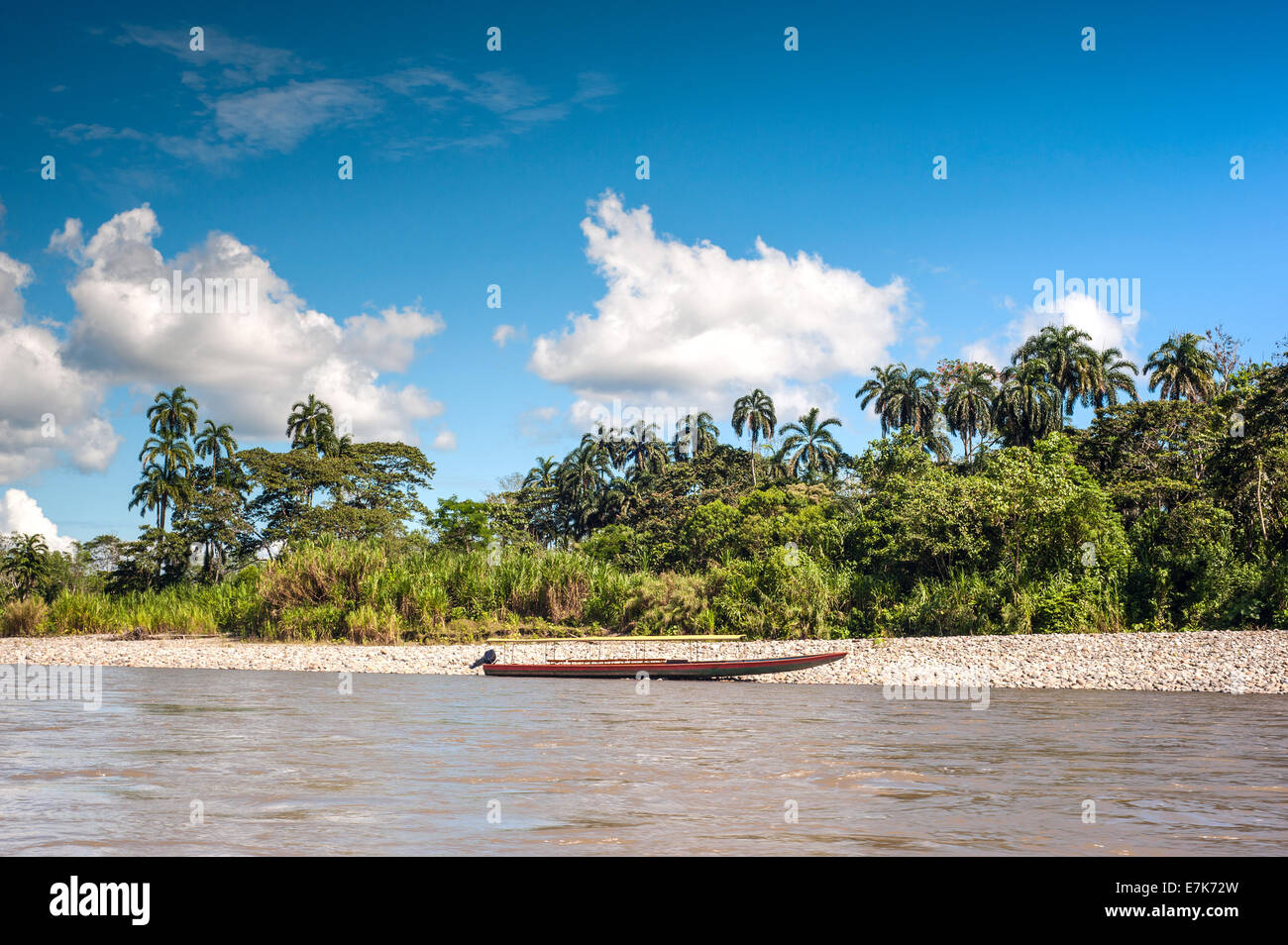 Napo River. Ecuador Stock Photo