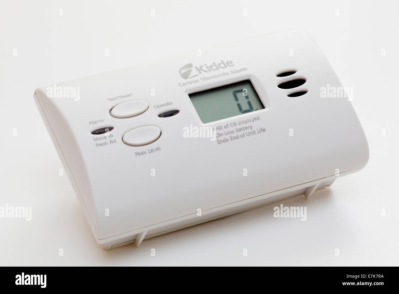 Kidde carbon monoxide alarm - USA Stock Photo