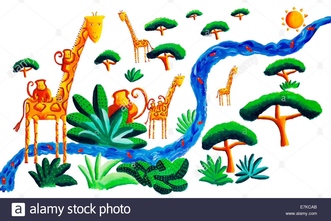 Jungle Painting High Resolution Stock Photography and Images - Alamy