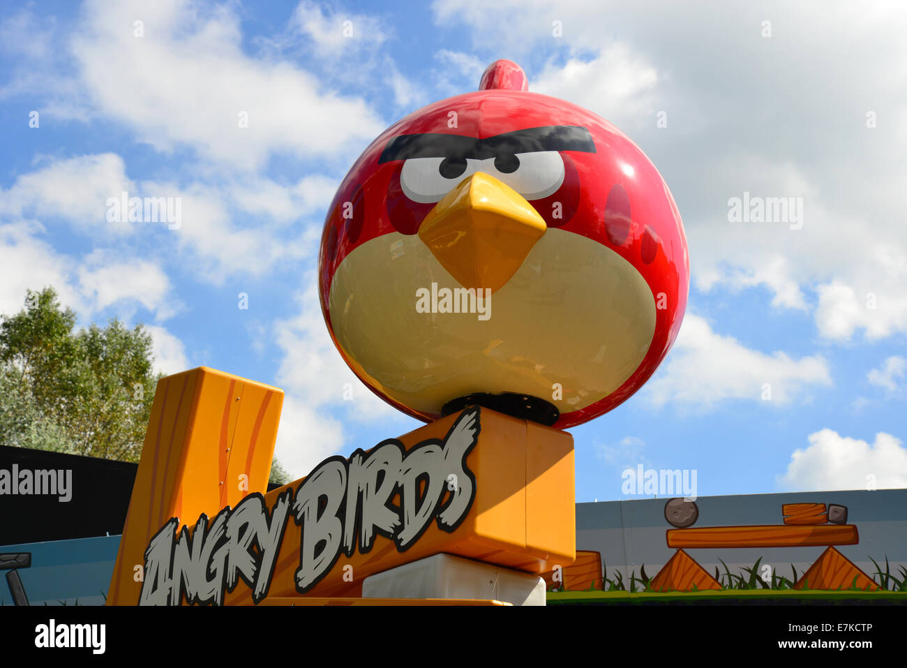 Angry Birds Land Thorpe Park Theme Park Chertsey Surrey England Stock Photo Alamy