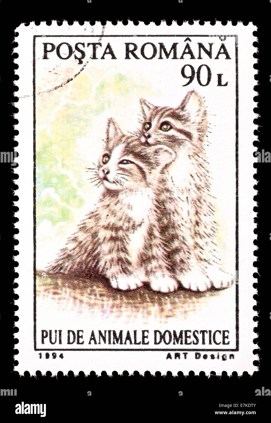 Postage Stamp From Romania Depicting High Resolution Stock 