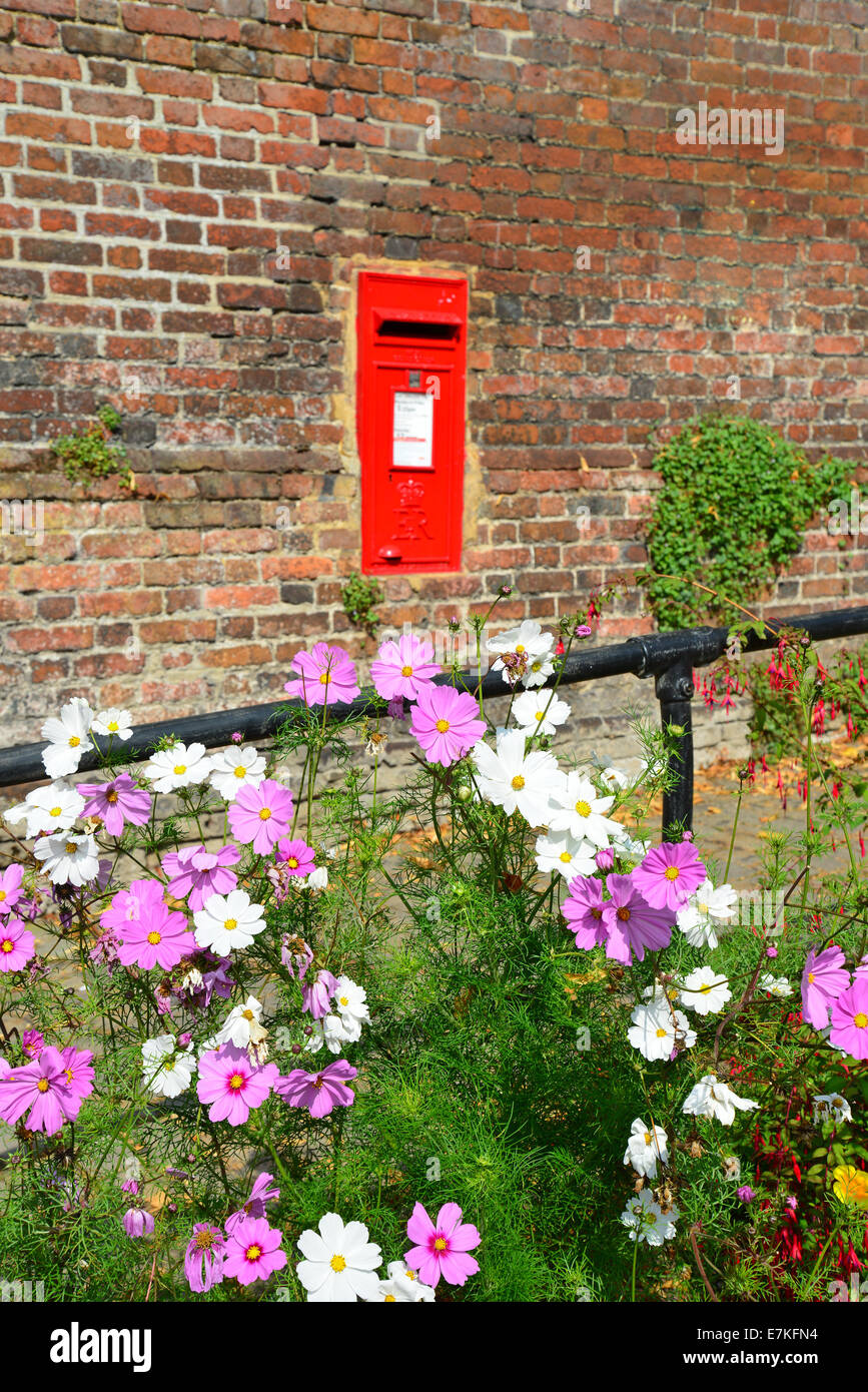Mail box on wall, Church Street, Chesham, Buckinghamshire, England, United Kingdom Stock Photo